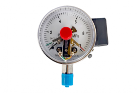 Electric contact pressure gauge