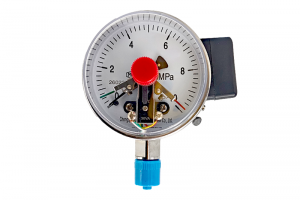 Electric contact pressure gauge